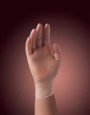 halyard synthetic vinyl gloves - powder free (10143135)