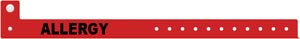 medical id solutions tri-laminate alert wristbands (10203910)
