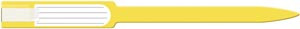 medical id solutions 10" self adhesion insert wristbands - soft vinyl (10204062)
