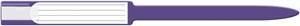 medical id solutions 12" self adhesion insert wristbands - soft vinyl (10204111)