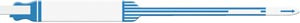 medical id solutions 12" tri-laminate wristband - imprinter (10204245)