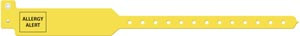 medical id solutions tri-laminate alert wristbands (10203905)