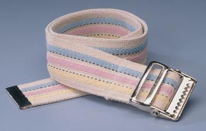 kinsman color coded gait belts with metal buckle (10247704)
