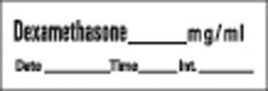 timemed anesthesia drug syringe tape labels (10101315)