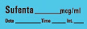 timemed anesthesia drug syringe tape labels (10101317)