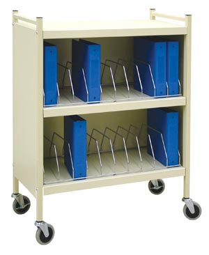 omnimed beam® cabinet style omnicart® chart racks (10186651)
