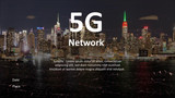 5G network - Night City View