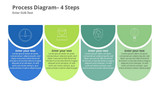 Process Diagram- 4 Steps with Hand bag style