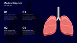 Medical Diagram with Lungs