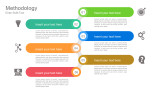 Methodology - Alternate Left Right points Chain with Icons - 6 Steps - Normal