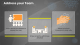 Address your Team Black Grey with tips to team