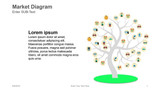 Market Diagram With Tree of Icons