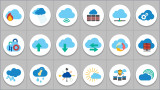 Cloud icons