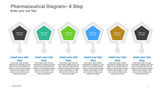 Pharmaceutical Diagram- 6 Step in pentagon