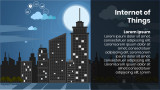 Internet of Things - Cloud Connected Buildings - Night View