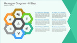 Hexagon Diagram- 6 Steps with Folder Design