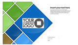 Proposal Header Logo on right inside Rhombus