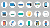 Electronic Icons Vector 1