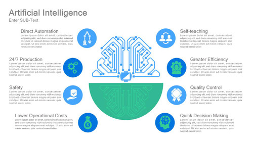 Artificial Intelligence with Dotted lines