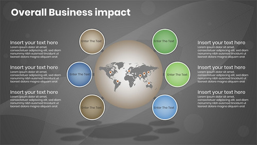 Covid 19 Prevention Overall Business Impact - Black Grey