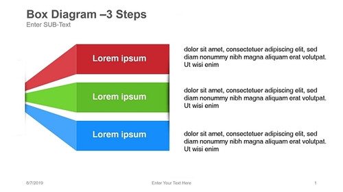 Box Diagram-3 Steps Single fold