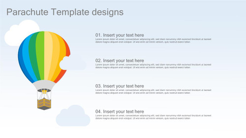 Parachute template design - 4 point