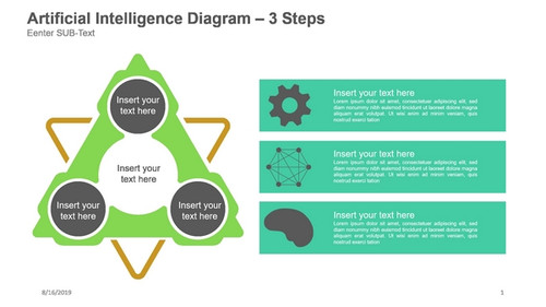 Artificial Intelligence Diagram- 3 steps