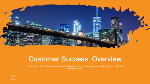 Header Designs - Customer Success Overview - City View with Bridge - Brush Clipping Mask
