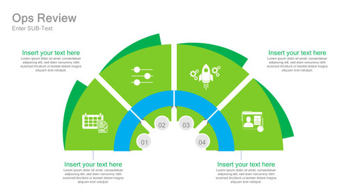 Ops Review - Icons in Semi Circle - 4 Steps