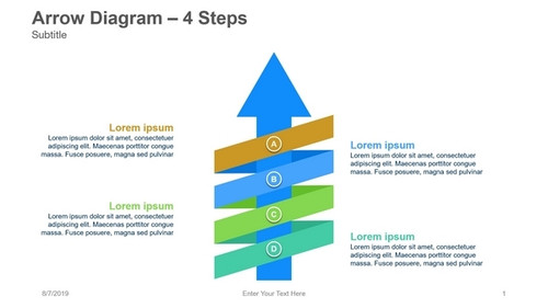 Arrow Diagram-4 Steps123483