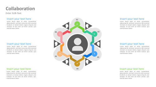 Collaboration Hexagon person icon