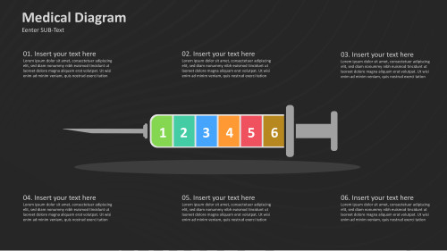 Medical Diagram - Injection - 6 Steps