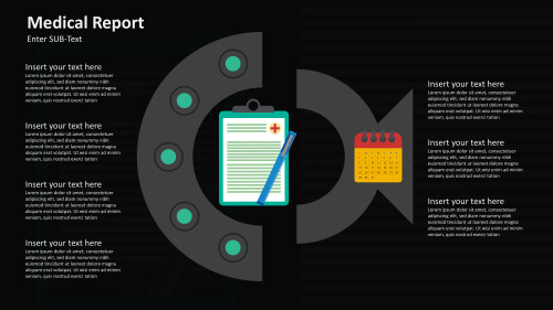 Medical Diagram with Medical Report