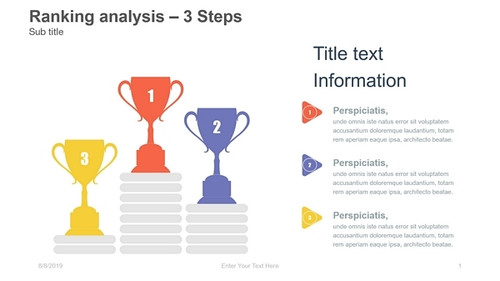 Ranking analysis - 3 Steps