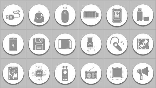 Electronic Filled icons 3