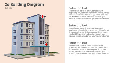 3D Building Diagram - 3 Steps