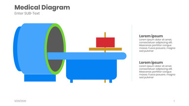 Medical Diagram - MRI Scan - 2 Steps