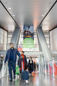 Banner above entrance to Hall 3.1