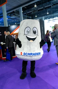 Mascots on Showfloor