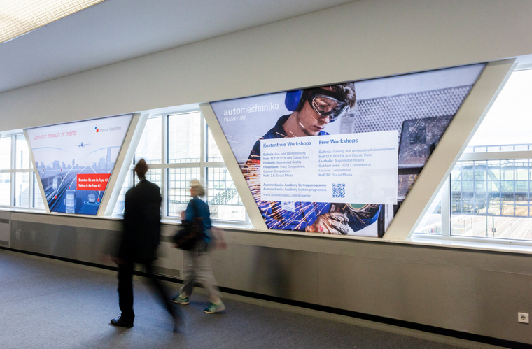 Window Branding  - Torhaus entrance in the direction of the Exhibition Grounds (East)