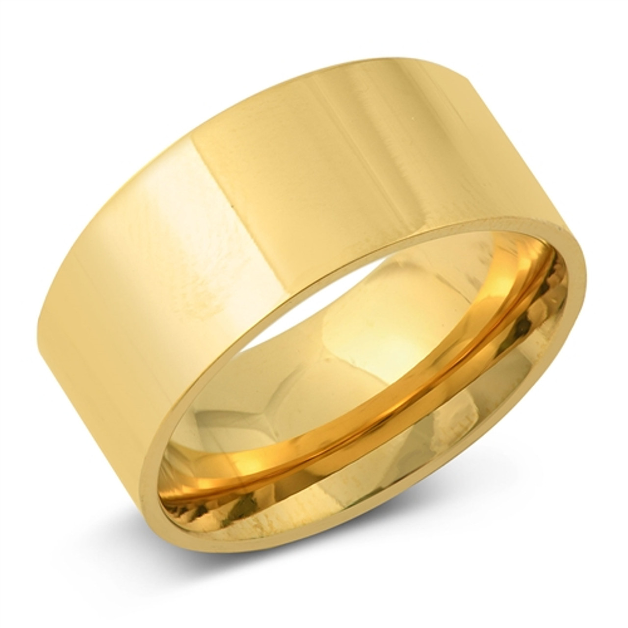 2mm Flat Court Wedding Band - Yellow Gold – Callaghan Jewellers