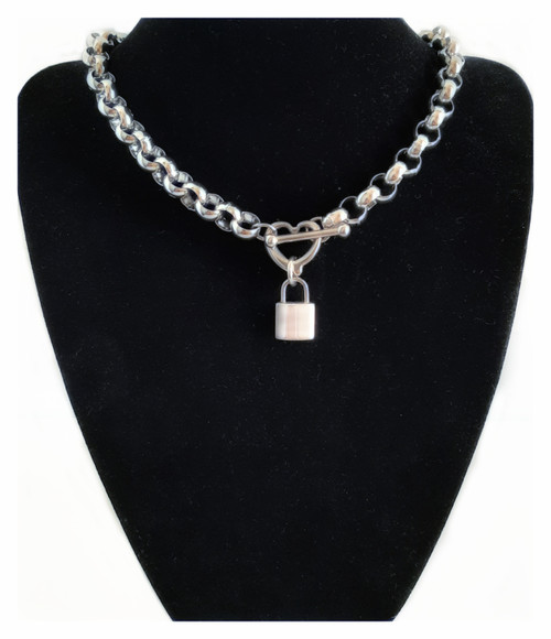 Buy Silver Plated Heart T-Bar Chunky Chain Necklace And Bracelet Set from  Next Lithuania