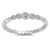 STERLING SILVER 925 5 Stone CZ Bubble Dress Stack Ring Plus Size