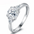 Plus Size Cushion Cut Engagement Ring