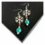 Hyperallerginic Turquoise Dangle Drop Earrings