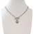 Silver Love heart OT necklace - Custom length