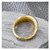 gold dome ring side profile