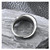 Silver Dome ring for large fingers