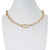 Carabiner Necklace U link Edgy Industrial Chain - Custom Length Gold Plated over Stainless Steel