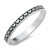 Sterling Silver Love Heart Stackable Band Ring